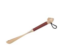 Rhawuy Elegant Lion Handle Shoe Horn | Long Metal Helper for Seniors
