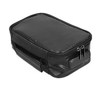 Rhawuy Fireproof Document Bag with Lock | 3000℉ Fire & Water Defense Protection | Portable Organizer for Passport/Cash/Jewelry/Files | 9.4x5.5x2.8in Travel Security Case (Black)