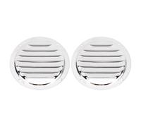 Rhawuy Marine Ventilation Cover 2 Pack | 316 Stainless Steel Boat Louver Vent for Ships Yachts RVs / 4.92 Inch | Oxidation - Proof & Easy Install
