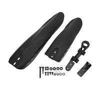 Rhawuy Riding Mudguards Set for Mountain & Road Rides | Universal Fenders with Adjustable Brackets | Splash Guard for Rain/Mud/Debris Protection | Fits Seatpost 34mm