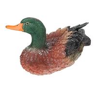 Rhawuy Synthetic Duck Statue | Lifelike Garden Decoration for Courtyard/Landscape/Park | All - Weather Animal Form Crafts, 846g Sturdy Ornament