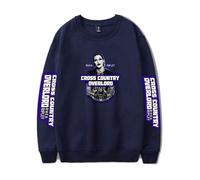 Rhea Ripley Cross Country Overlody - Sudadera unisex con cuello redondo y manga larga 2025, azul marino, L