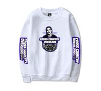 Rhea Ripley Cross Country Overlody - Sudadera unisex con cuello redondo y manga larga 2025, blanco, L