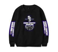 Rhea Ripley Cross Country Overlody - Sudadera unisex con cuello redondo y manga larga 2025, Negro, L