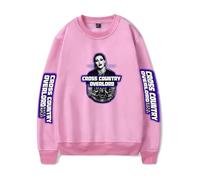 Rhea Ripley Cross Country Overlody - Sudadera unisex con cuello redondo y manga larga 2025, rosa, L