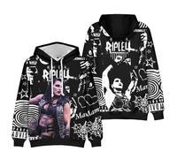 Rhea Ripley Merch - Sudadera con capucha de invierno para hombre y mujer, informal, de manga larga, R293514a05, M