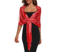 Rheane Chales y envolturas para vestidos de noche, chales para mujer con hebilla para vestidos de fiesta, de noche, bodas y fiestas, Large