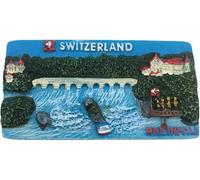Rheinfall - Imán para nevera con diseño de cascada de Suiza