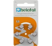 Rheintal - 30 Pilas Premium para audífonos Tipo A13 para Todos los audífonos con batería Color Naranja - 1,45 V - 280 mAh - PR48, 52013