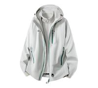 Rhepaada Chaqueta 3 en 1 Impermeable Transpirable Hombre Mujer Térmica Invierno Anorak Forro Polar Desmontable Cortavientos Parka Montaña Trekking Camping Viaje Trabajo Diario Unisex Activo