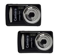 Rheross Cámara digital 5X, cámaras portátiles de 16 millones de píxeles HD, cámara digital compacta para el hogar, para niños, adolescentes y personas mayores, color negro