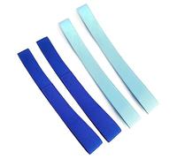 Rheross de 4 bandas para toallas de playa, piscina y sillas de crucero, toallero, pinzas para toalla de playa, azul y azul