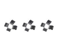 Rheross Juego de 12 Peines Adjuntos para con Guía de Corte con Respaldo de Metal 3 mm 6 mm 9 mm 12 mm