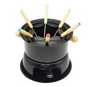 Rheross Juego de fondue de chocolate, multifunción, acero al carbono, helado, chocolate, queso, olla caliente, olla de fusión, juego de fondue