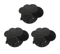 Rheross Kit de 20 Almohadillas de Silenciamiento de Tambor, Caja de Bajo, Sonido Apagado, Silenciador Silencioso, Juego de Almohadillas de PráCtica Silenciosas EVA, Accesorios de PercusióN