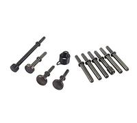 Rheross Kit de herramientas de martillo neumático de 5 piezas y 7 herramientas de martillo neumático de alisado de servicio