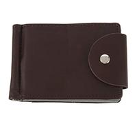 Rheross Monedero ultrafino de para hombre, con clip para dinero, tarjeta de crédito, monedero, color gris, Gray