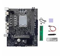 Rheross Placa base H610 + DDR4 4G 2133 MHz RAM+grasa térmica LGA1700 Gigabit LAN para G6900 G7400 I3 12100 I5 12500 12Th Kit de reemplazo de CPU