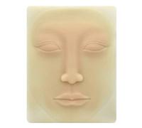 Rheross Principiante 3D Silicona Maquillaje Permanente Formación de Tatuaje Práctica Piel Falsa Virgen para Microblading Face