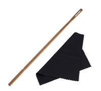 Rheross Varilla de limpieza con flauta de tela, kit de limpieza de instrumentos musicales de viento de madera, accesorios