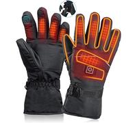 RHESHIN Guantes calefactores eléctricos de invierno cálidos impermeables con función para pantalla táctil para ciclismo, pesca, caza, esquí, senderismo, para hombre y mujer
