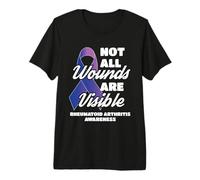 Rheumatoid Arthritis Awareness Not All Wounds Are Visible Camiseta Premium