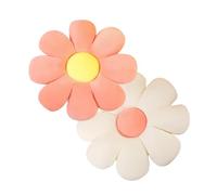 RHHGHY 2 Cojines De Flores, Cojín De Asiento con Forma De Flor De Margarita, Cojín Decorativo De Sofá, Cojín Suave para Sala De Estar, Sofá, Dormitorio,Linda Flor Cojín De Felpa Tatami Almohada para