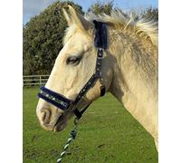 Rhinegold 345-S-NVY/GRN Crystal Star-Juego de Collar y Cuerda, Azul Marino y Verde, Shetland
