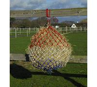 Rhinegold 348 Monarch-Red de heno con Agujero pequeño, Unisex, Rojo, Blanco y Azul, 36 Pulgadas