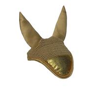 Rhinegold 662-F-GOLD Velo de Mosca con Lentejuelas, Unisex Adulto, Dorado, Plein