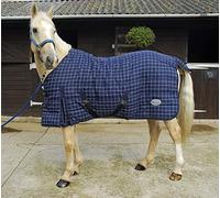 Rhinegold Alfombra Acolchada Denver con Relleno de 200 g/m Estable, Azul y Blanco, 6'0"