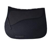 Rhinegold Almohadilla de presión para sillín de paño, Color Negro