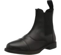 Rhinegold Boston Bota de cuero con cremallera frontal, Black, 4 (EU37)