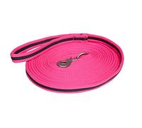 Rhinegold Carnival Bright Lunge Rein-Negro/Rosa