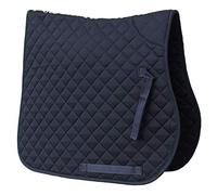 Rhinegold Cotton Quilted Saddle Cloth-Pony-Navy Tela para sillín, 0 Unidades, Azul Marino