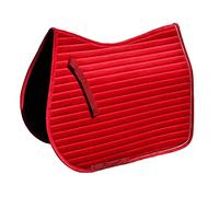 Rhinegold diseño, Color Colcha de Canal de Diamantes GP SaddlePad-Pony-Rosa Rojo, Roase Red