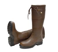 Rhinegold Equestrian Country Boot, Rhinegold Beaumont-Botas de Campo Impermeables, Ajuste estándar de Pantorrilla Mujer, marrón, 6 Reino Unido