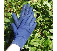 Rhinegold Fleece Lined Yard and Riding Gloves-Large-Navy Guantes, Azul Marino