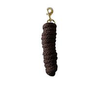 Rhinegold Luxe Lead Rope-Brown Cuerda de Plomo, 0 Unidades, marrón, Talla única