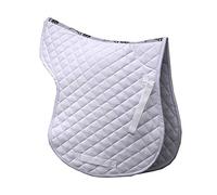 Rhinegold Numnah Acolchado de algodón, Color Blanco