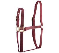 Rhinegold Nylon Headcollar-X Full-Burgundy Cabezada de Nailon, Color Burdeos, Unisex, Granate, Extra Grande