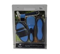 Rhinegold Pack de blíster de Aseo Suave al Tacto - Azul Marino/Azul bebé