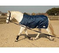 Rhinegold Paseo a caballo-6/0-Azul Alfombra Horsewalker Lunge, Azul Marino, 6'0"