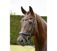 Rhinegold R175-xf-negro Softee Pro-Anatomic Flash Bridle Full-Black, Unisex, Negro, Extra Grande