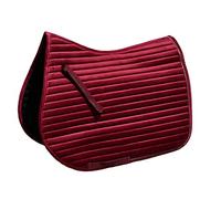 Rhinegold Saddle Pad-Full Diamond Channel Quilt GP-Almohadilla para sillín, Color Burdeos, Granate, Plein