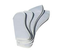 Rhinegold Shaped Leg Pads Almohadillas para Las piernas, Blanco, Pony