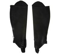 Rhinegold Synthetic Gaiters-Small-Black Polainas, Negro, S