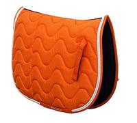 Rhinegold Wave Saddle Pad-COB-Mandarina Paño de sillín, 32 ES, Rojo (Tangerine)