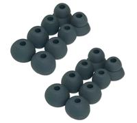 Rhinenet 16 puntas de silicona de repuesto para auriculares Powerbeats Pro, Beats X, Beats Flex, Urbeats, BeatsTour, almohadillas inalámbricas para auriculares que caben en la funda de carga, S/M/L