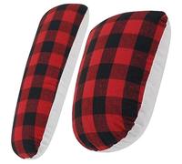 Rhinenet 2 almohadillas de planchado, almohadilla de planchado, bolsa de inserción de aguja de costura, accesorios de costura, alfombrilla de planchado cilíndrica larga + alfombrilla de planchado